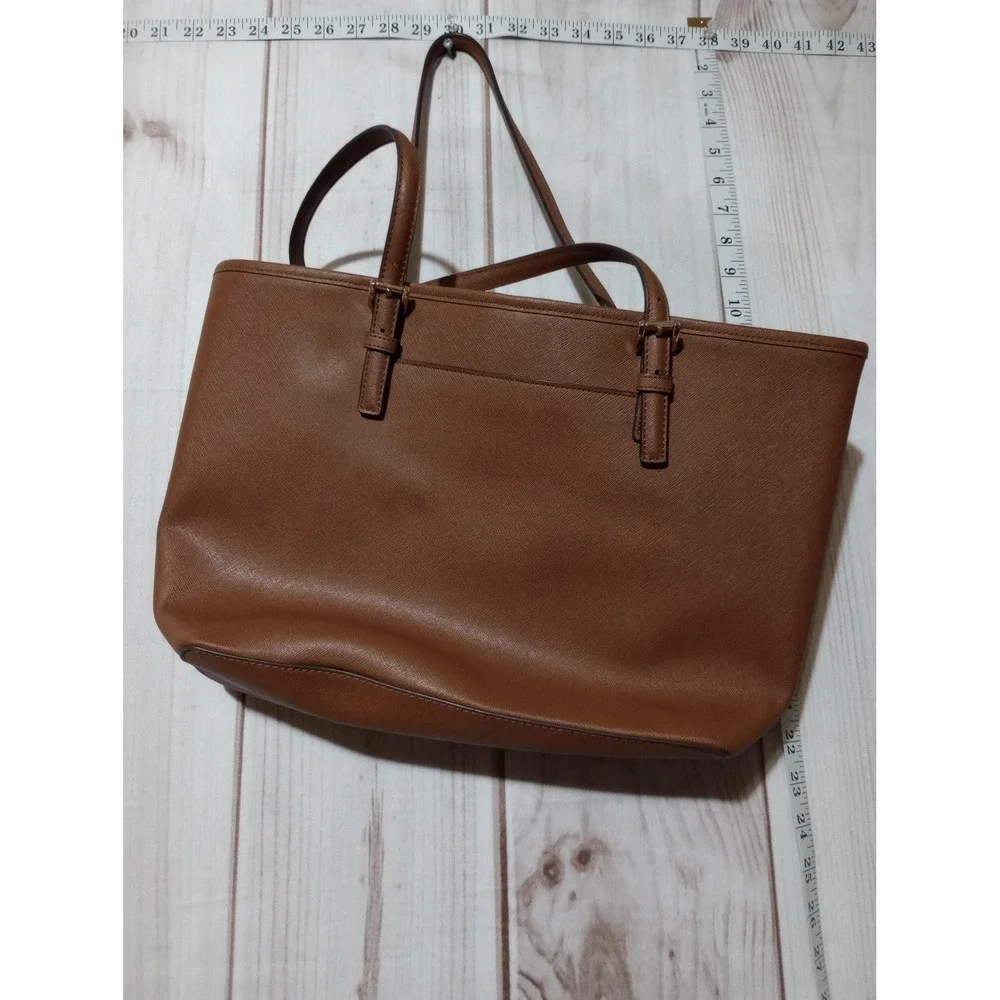 Michael Kors Tote Bag‎ Womens Large Saffiano Leather Shoulder Purse MK Charm